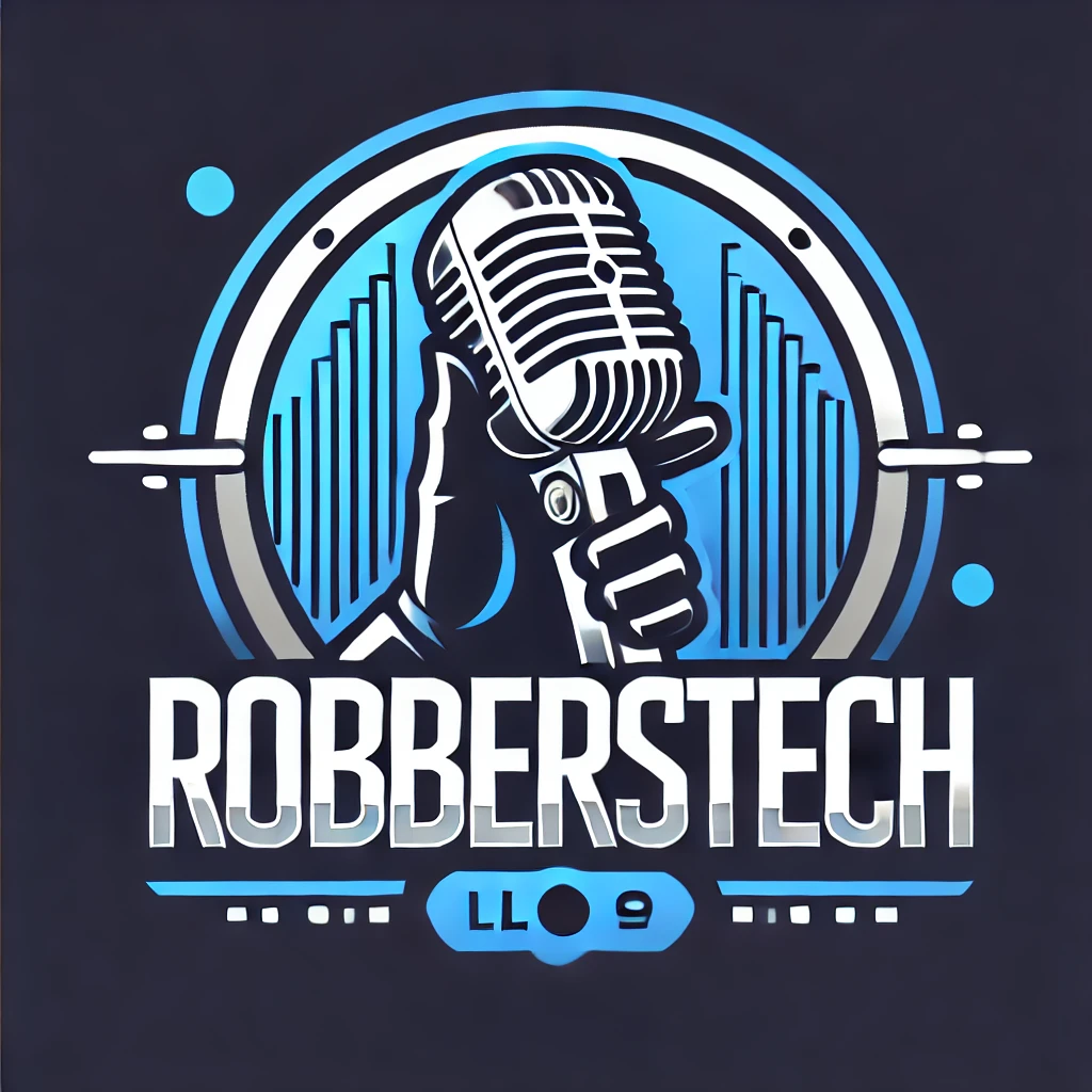 DALL·E 2025-02-23 23.13.08 - Logo d'une radio nommé 'robbersTECH'. Le design doit être modern...webp